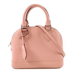 Pre-owned Louis Vuitton Epi Alma BB Pink Shoulder Bag